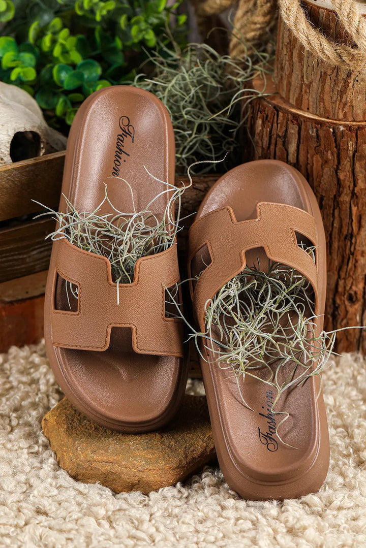 Women's Comfy Platform Sandals with Soft Lining