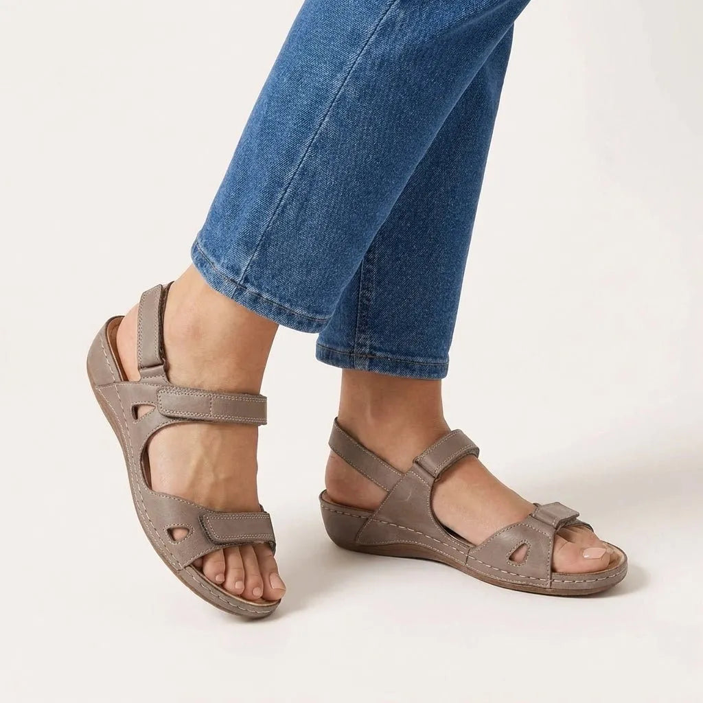Women's Comfy Platform Strappy Sandals with Arch Support