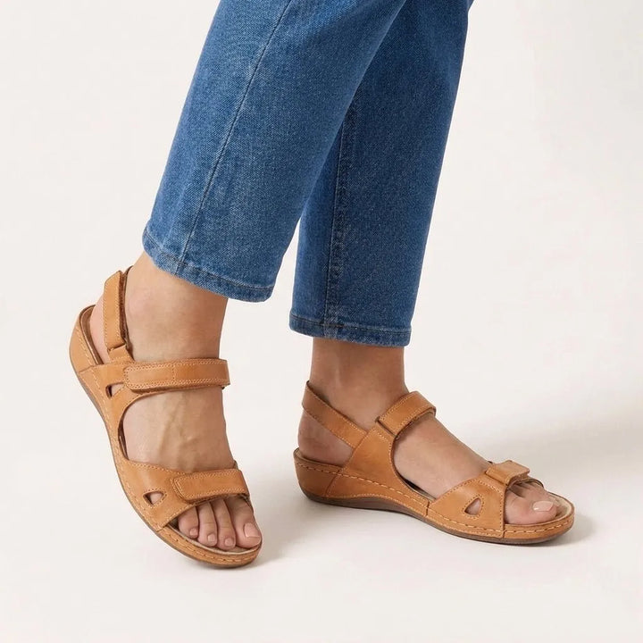 Women's Comfy Platform Strappy Sandals with Arch Support