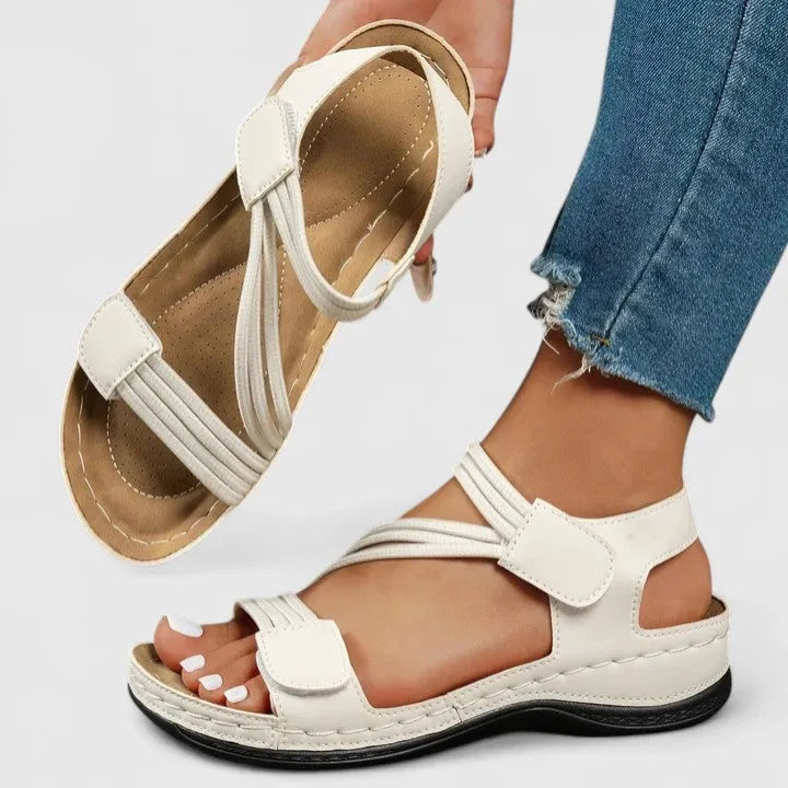 Women's Comfy Sandals with Arch Support and Adjustable Strap