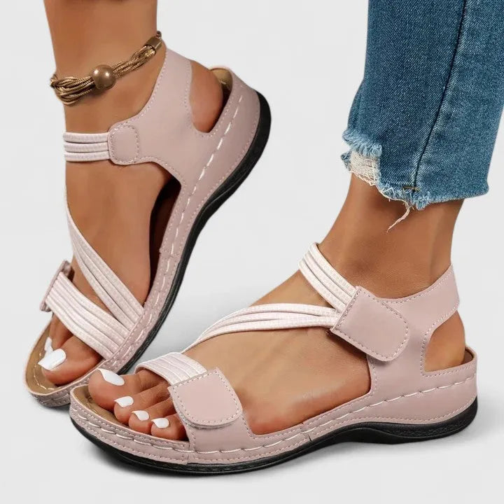 Women's Comfy Sandals with Arch Support and Adjustable Strap