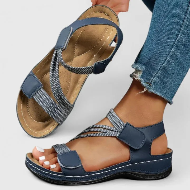 Women's Comfy Sandals with Arch Support and Adjustable Strap