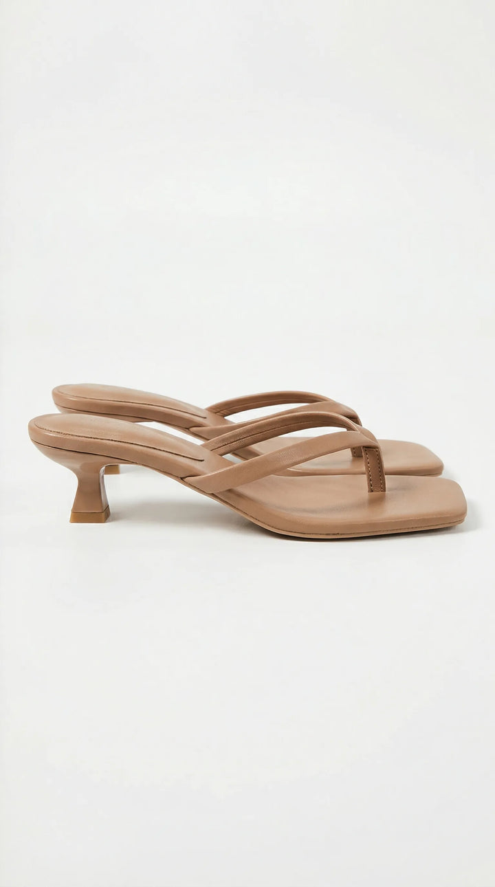 Women's Comfy Soft Kitten Heels with Lightweight Sole