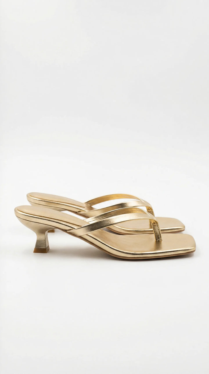 Women's Comfy Soft Kitten Heels with Lightweight Sole