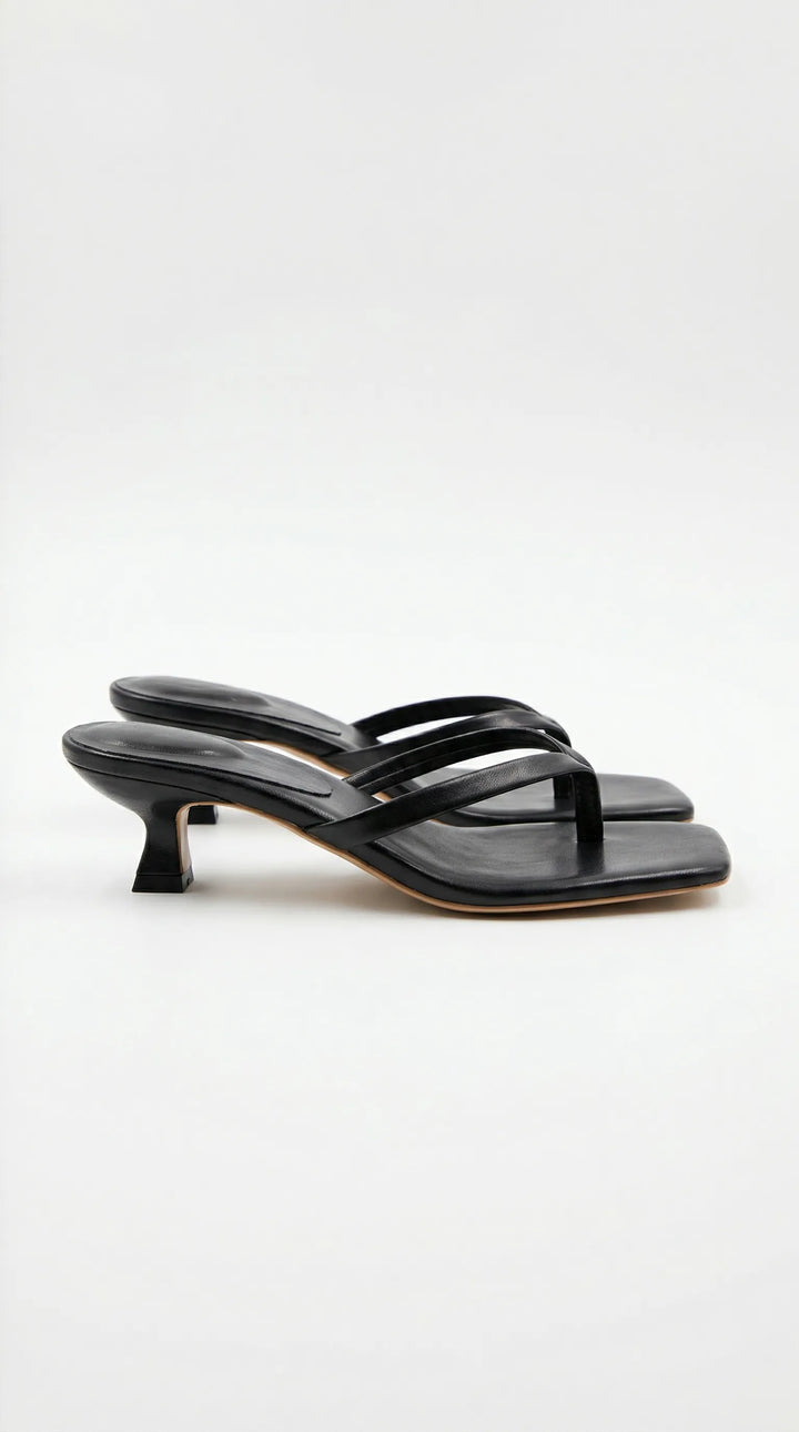 Women's Comfy Soft Kitten Heels with Lightweight Sole