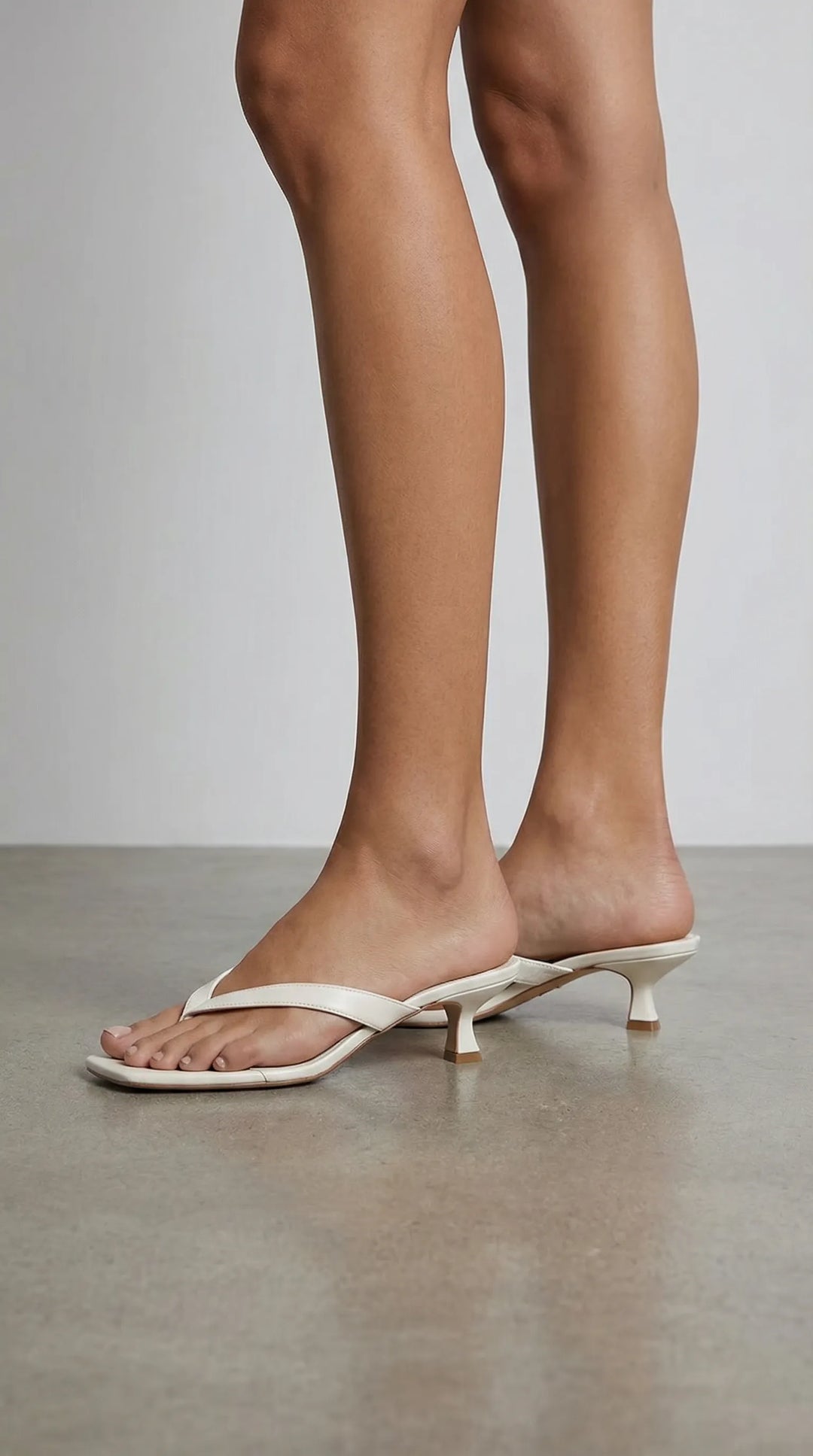 Women's Comfy Soft Kitten Heels with Lightweight Sole