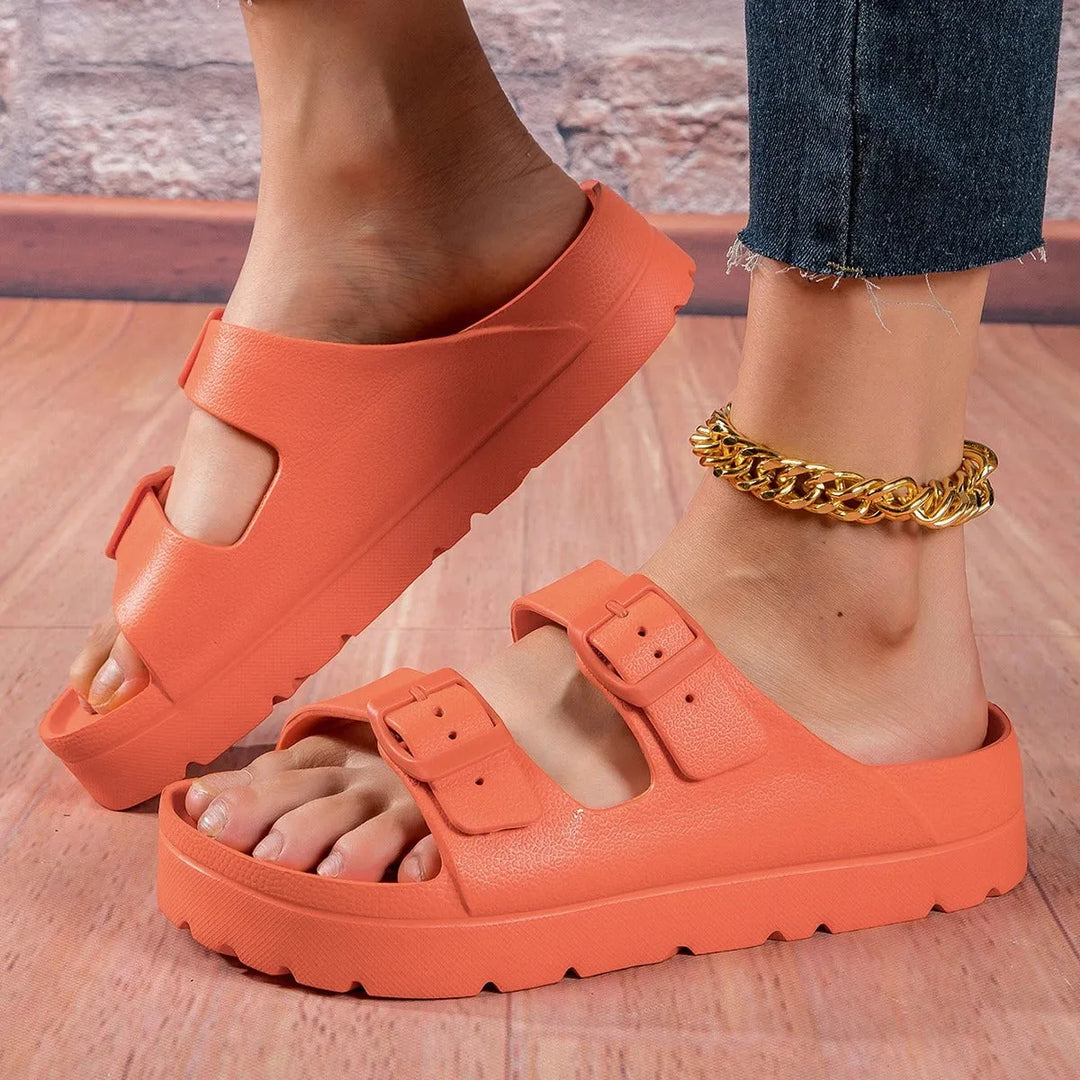 Women's Comfy Soft Sandals with Non Slip Sole