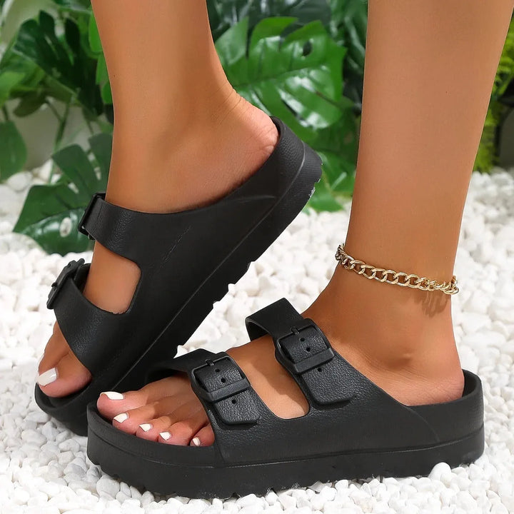 Women's Comfy Soft Sandals with Non Slip Sole