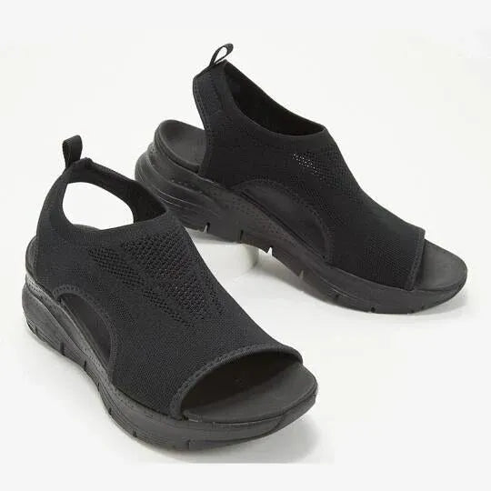Women's Comfy Wide Fit Sandals with Arch Support