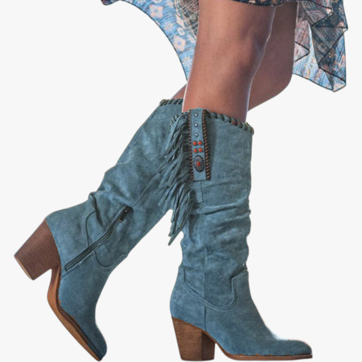 Women’s Heeled Cowgirl Boots | Closed Toe