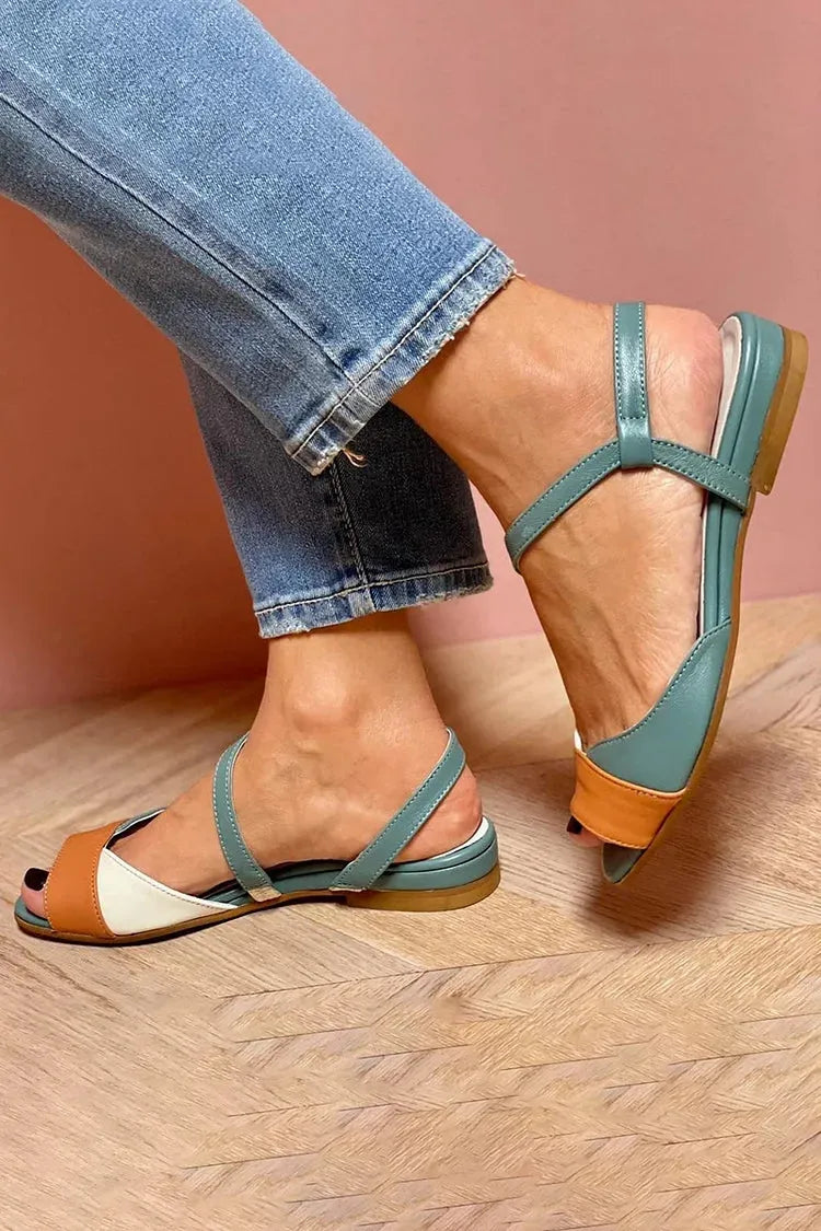 Women’s Elegant Slingback Sandals with Adjustable Strap