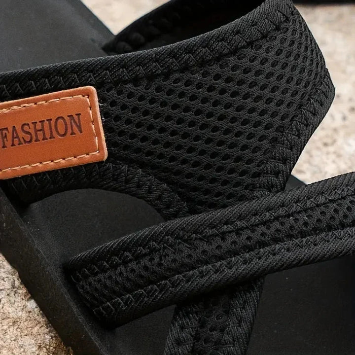 Women's Flat Comfy Sandals with Breathable Mesh