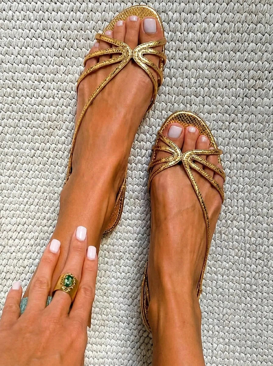 Women's Flat Comfy Sandals with Non Slip Sole