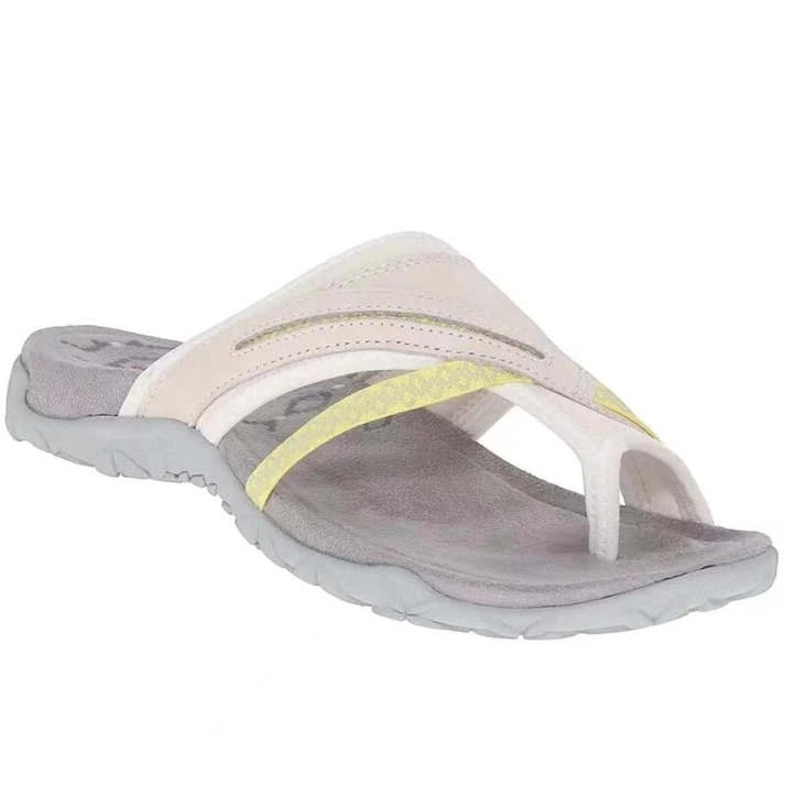 Women's Flat Sandals with Arch Support and Cushioned Insole