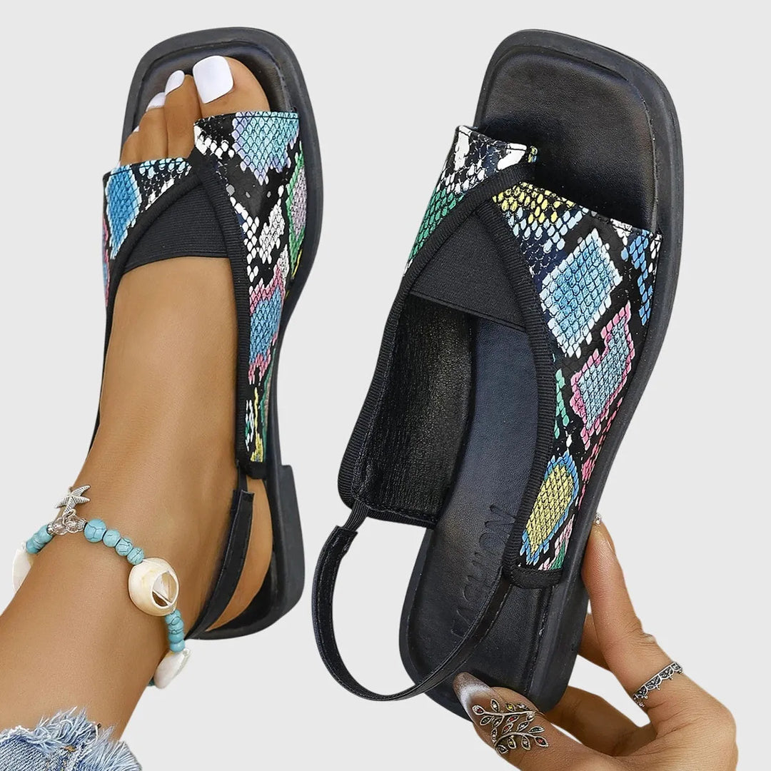 Women's Flat Sandals with Lightweight Sole and Non Slip Sole