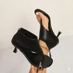 Women's Heeled Ankle Sandals with Anti Slip
