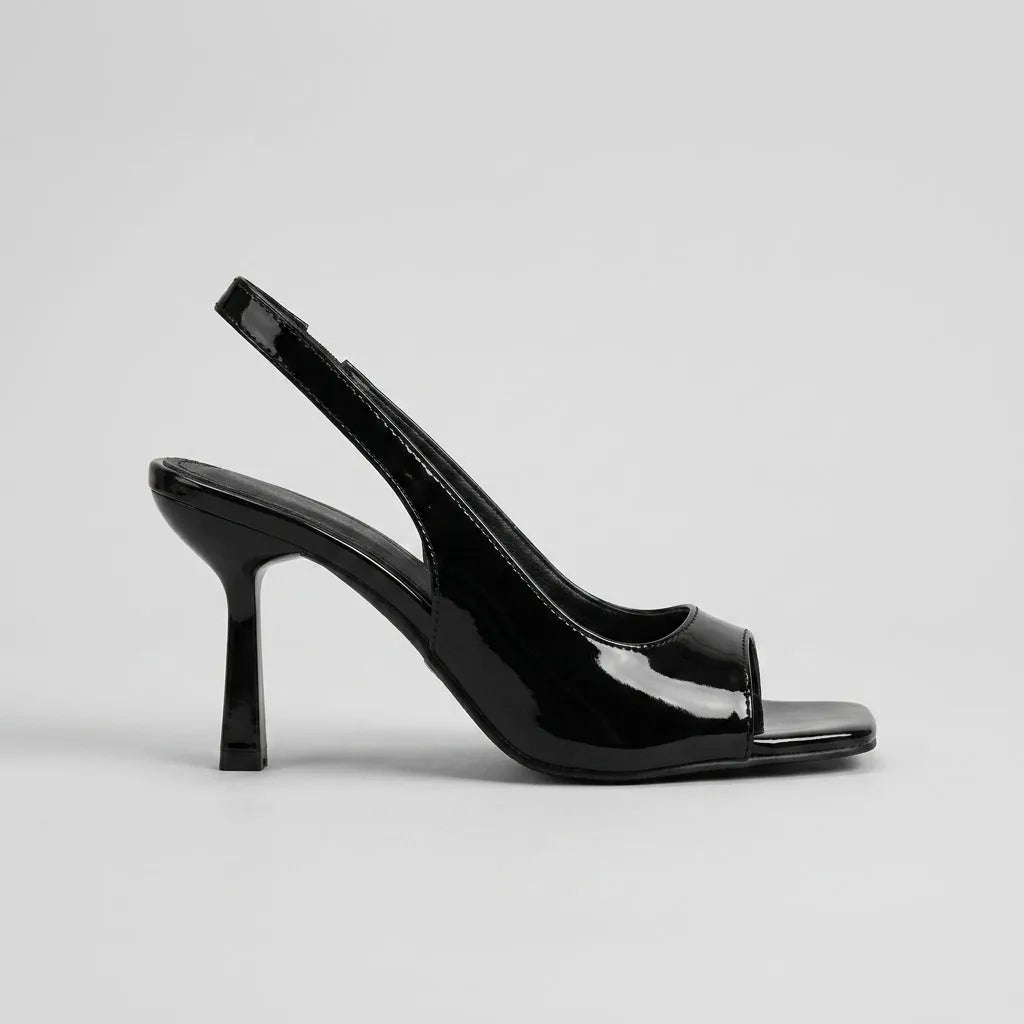 Women's Heeled Comfy Sandals with Slingback