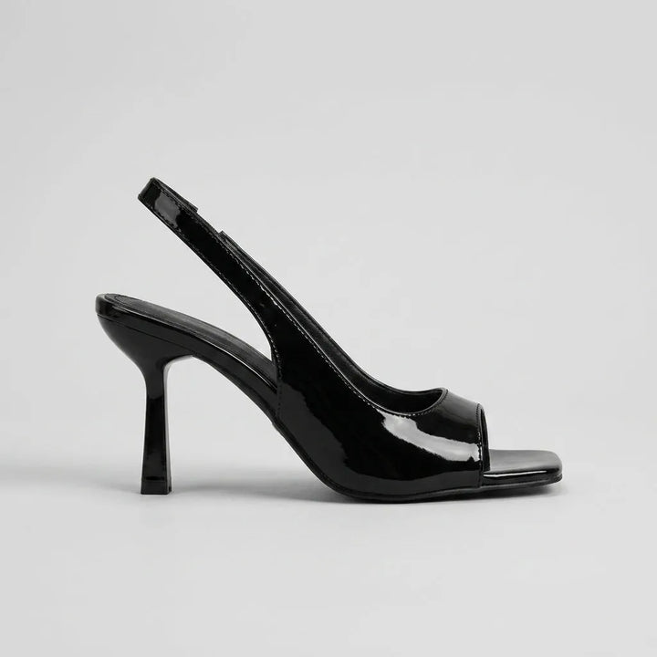 Women's Heeled Comfy Sandals with Slingback