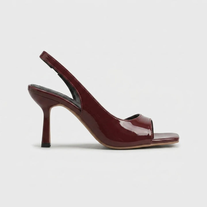 Women's Heeled Comfy Sandals with Slingback