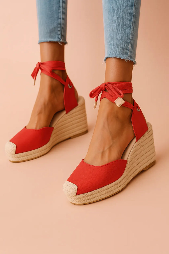 Women's Heeled Platform Sandals with Non Slip Sole