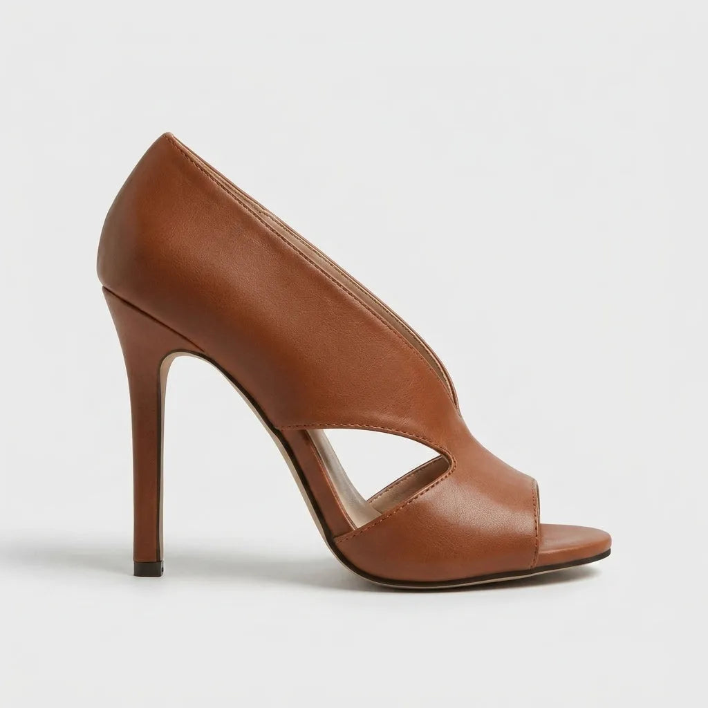 Women's High Heel Sandals with Cushioned Insole and Lightweight Sole