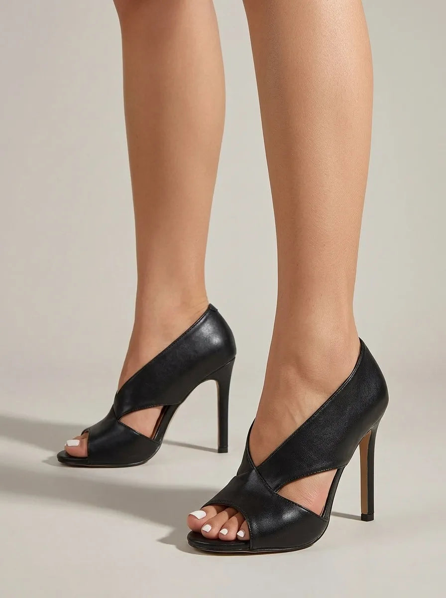 Women's High Heel Sandals with Cushioned Insole and Lightweight Sole