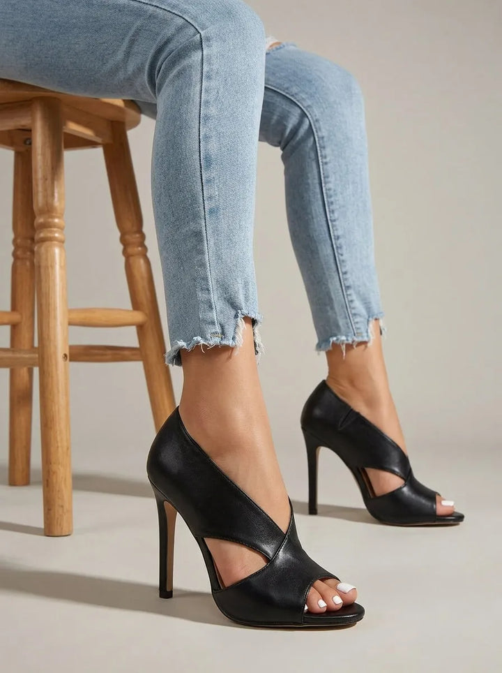 Women's High Heel Sandals with Cushioned Insole and Lightweight Sole