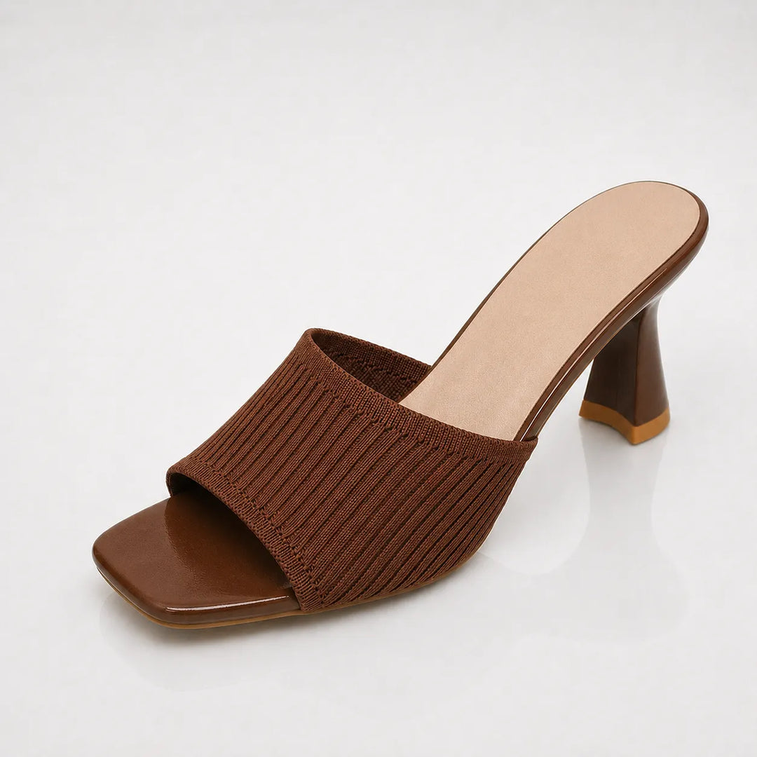 Women's High Heel Sandals with Open Toe and Lightweight Sole