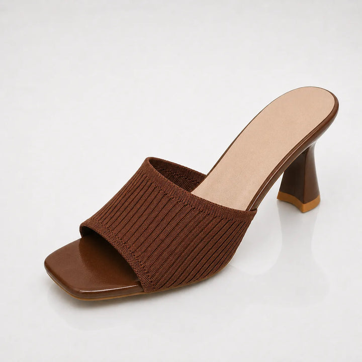 Women's High Heel Sandals with Open Toe and Lightweight Sole