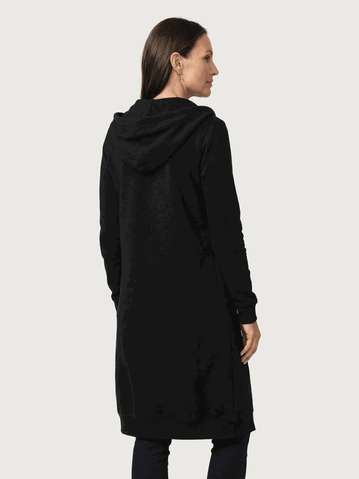 Women's Long Lightweight Hoodie with Zip-Up