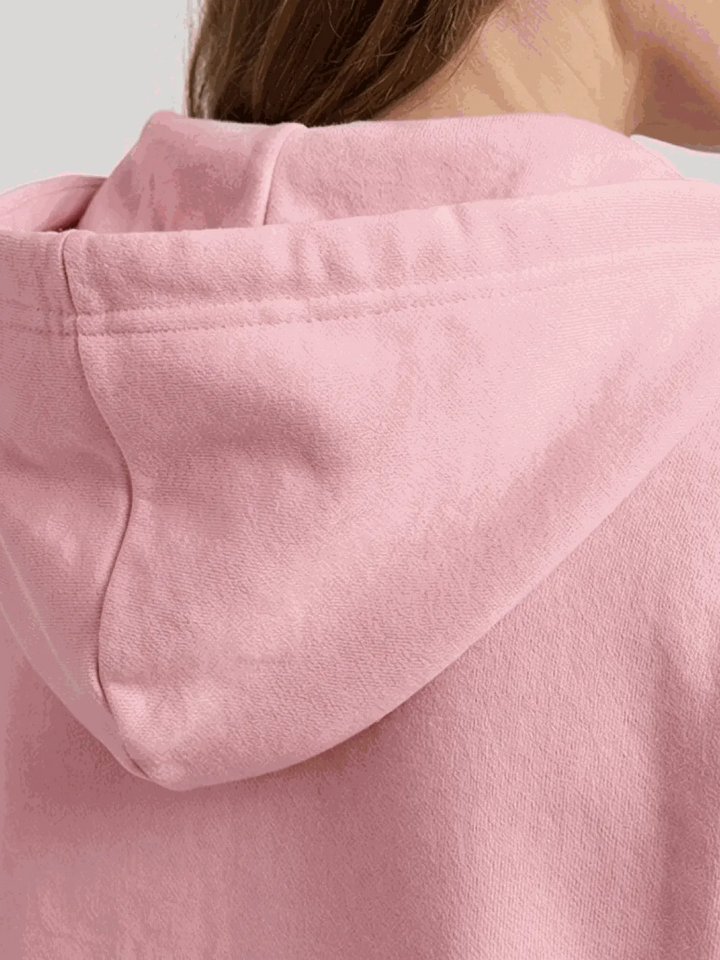 Women's Long Lightweight Hoodie with Zip-Up