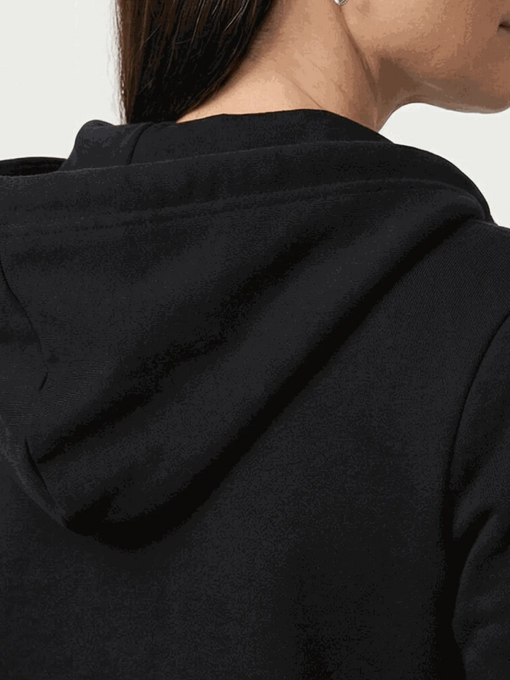 Women's Long Lightweight Hoodie with Zip-Up