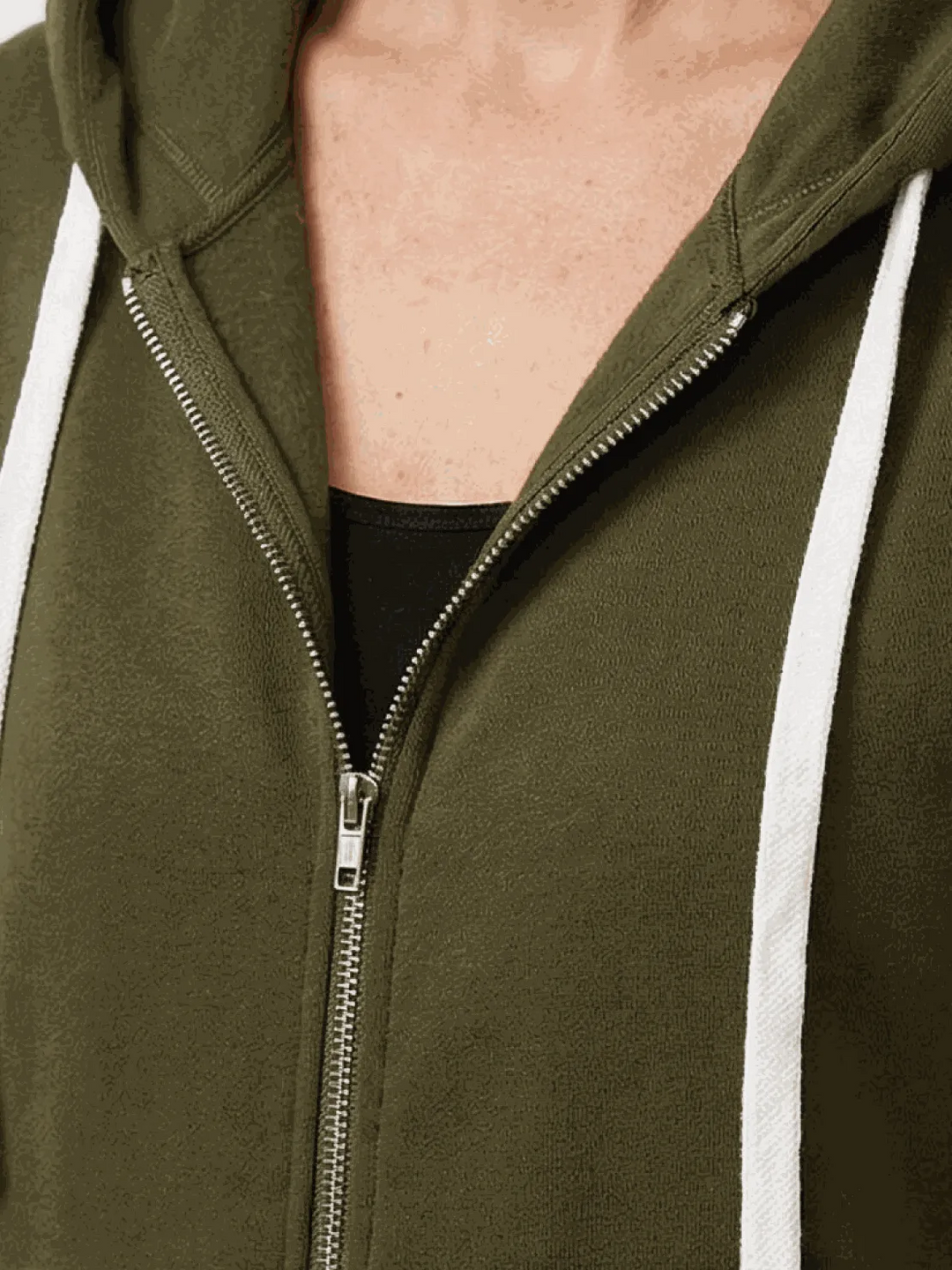 Women's Long Lightweight Hoodie with Zip-Up