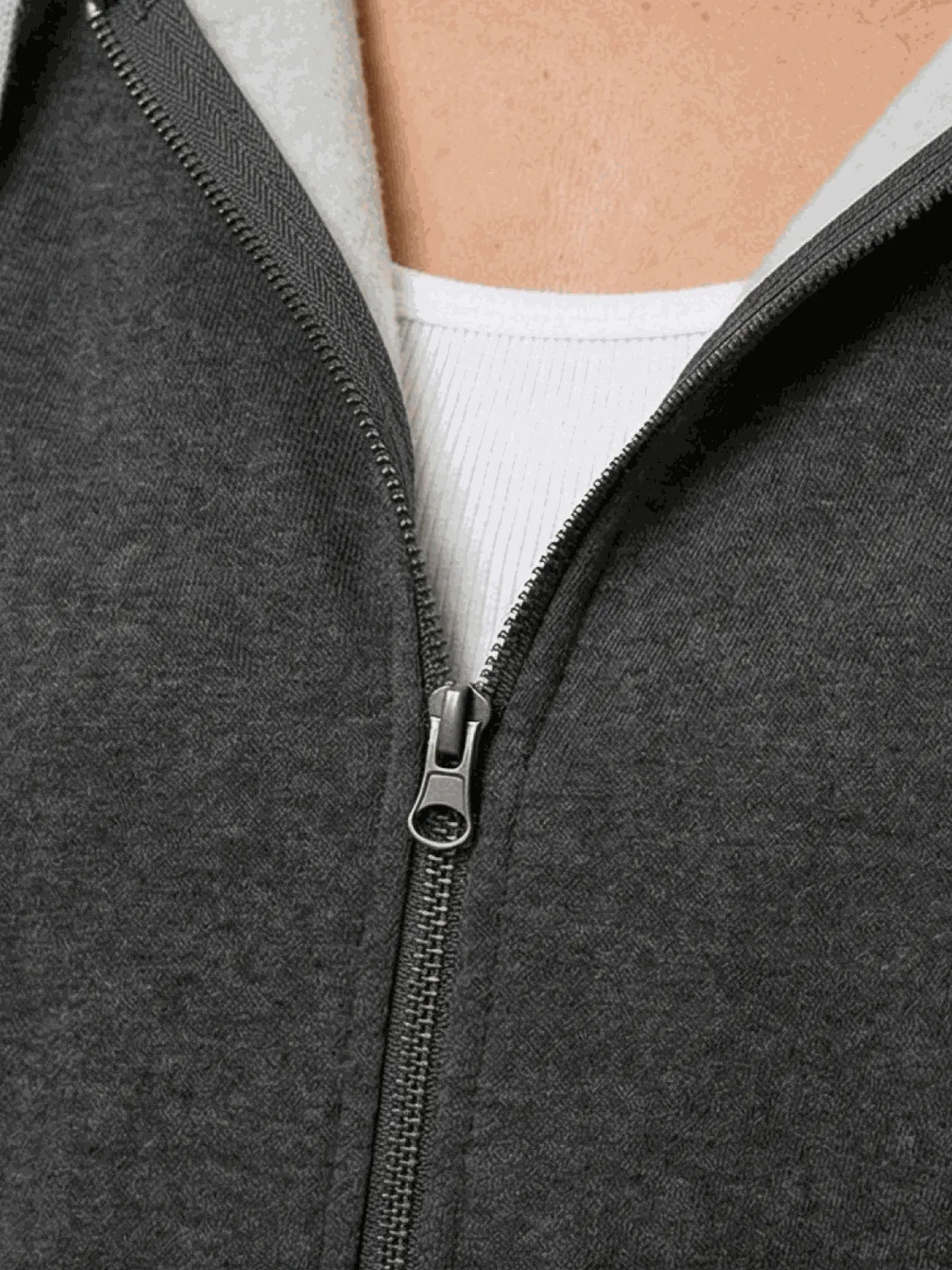 Women's Long Lightweight Hoodie with Zip-Up