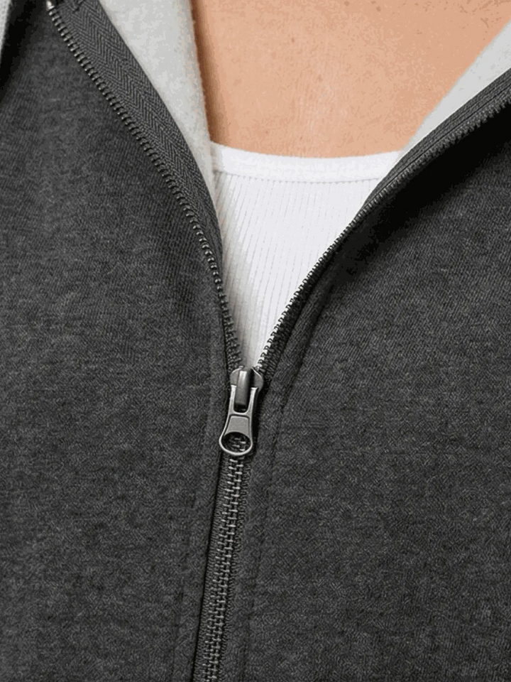 Women's Long Lightweight Hoodie with Zip-Up
