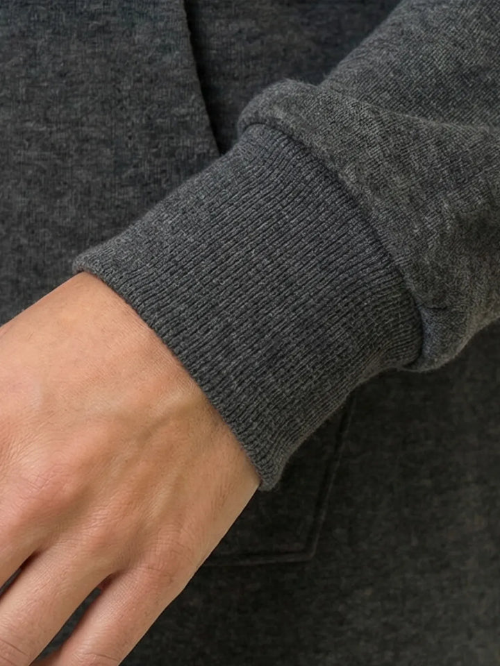 Women's Long Lightweight Hoodie with Zip-Up