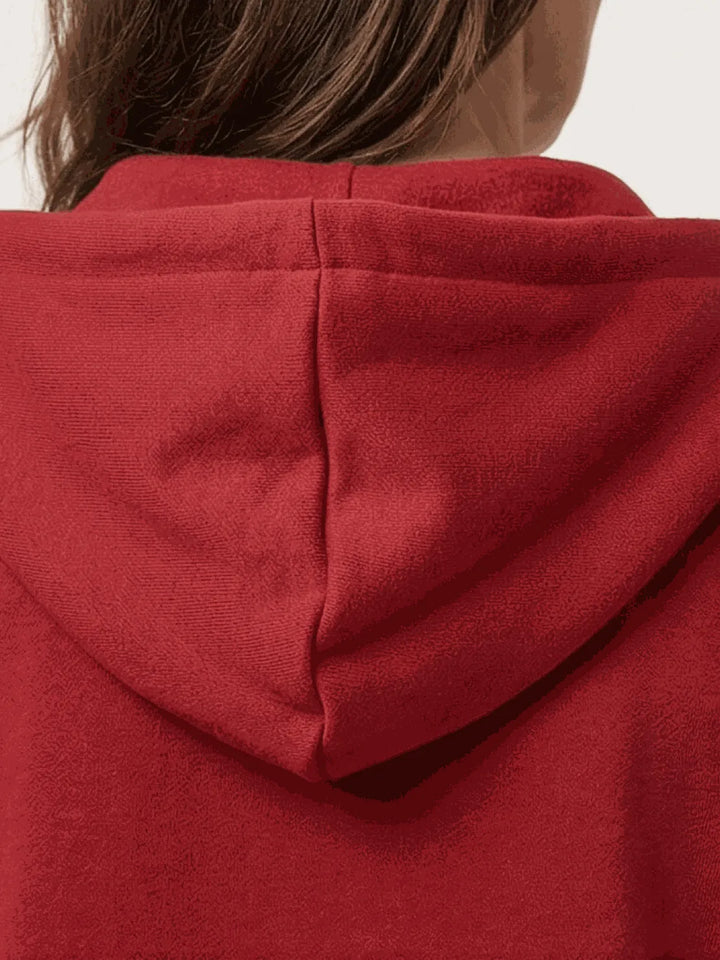 Women's Long Lightweight Hoodie with Zip-Up