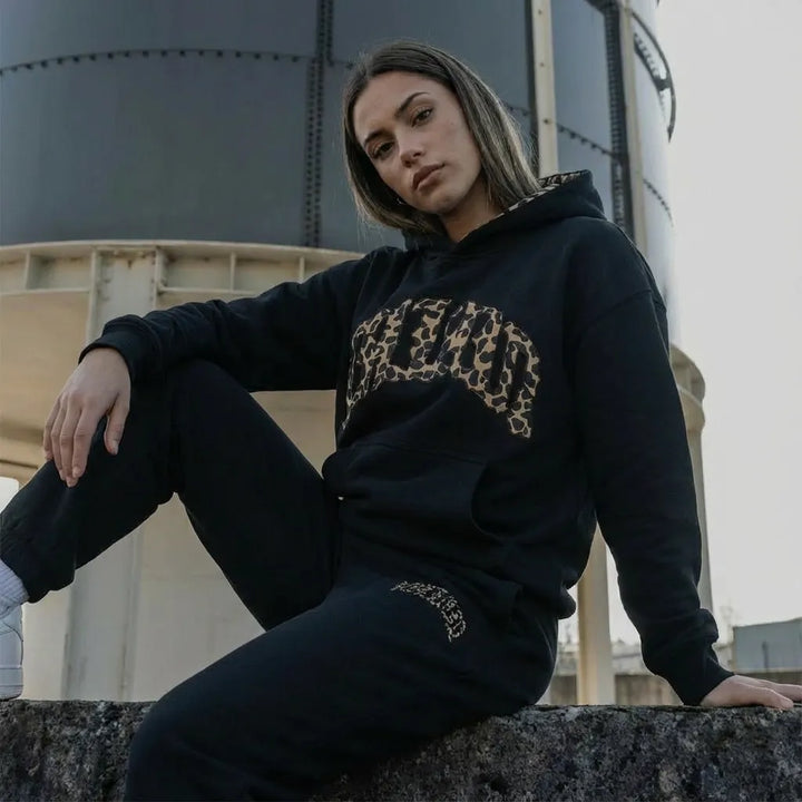 Women’s Oversized Hoodie with Long Sleeves and Pants Set