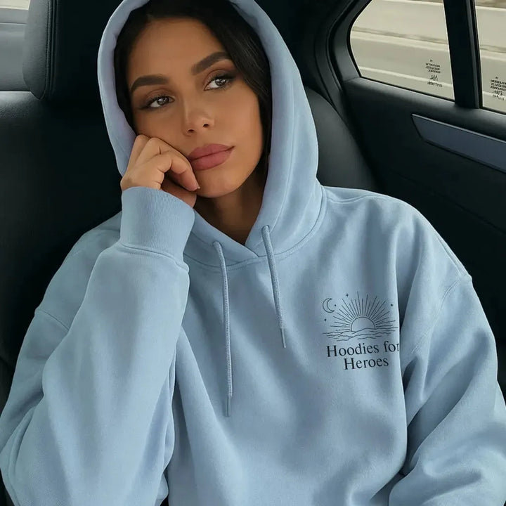 Women's Oversized Hoodie with Soft Touch Fabric and Pockets