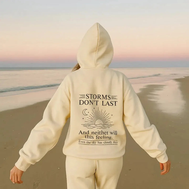 Women's Oversized Hoodie with Soft Touch Fabric and Pockets