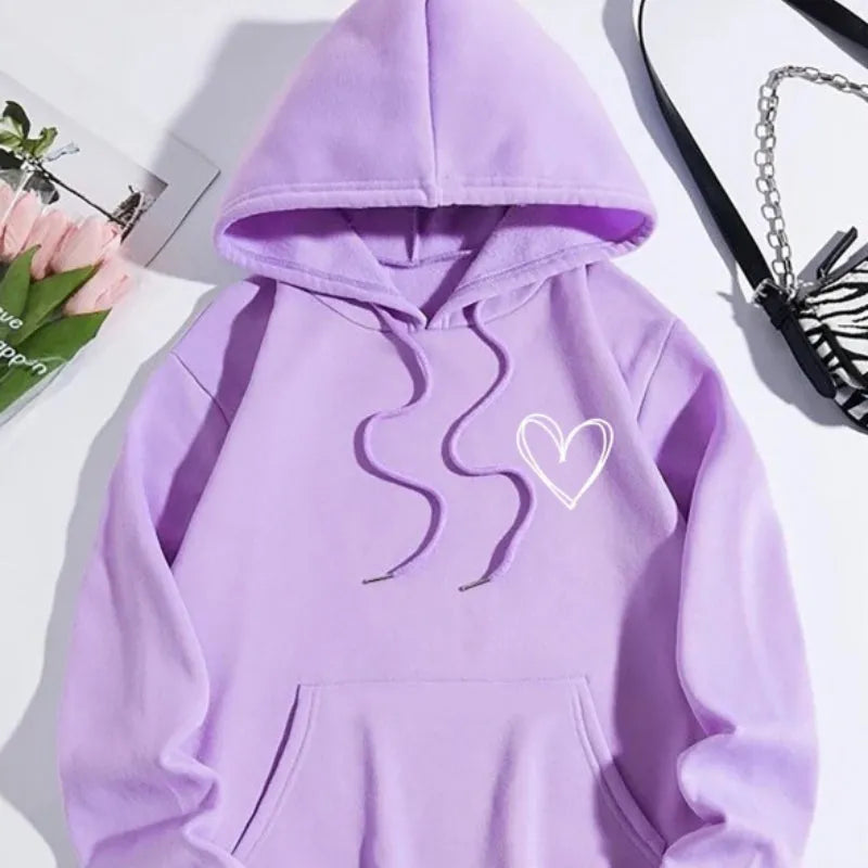 Women’s Oversized Knitted Hoodie with Pouch Pocket