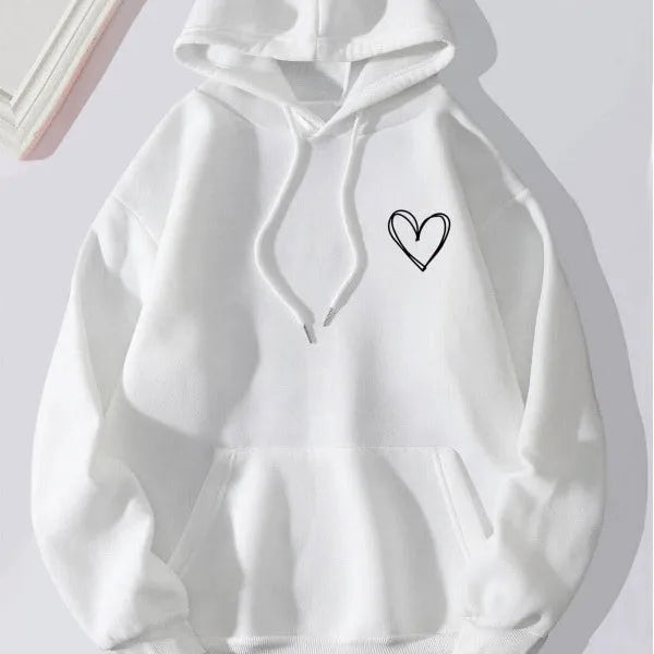 Women’s Oversized Knitted Hoodie with Pouch Pocket