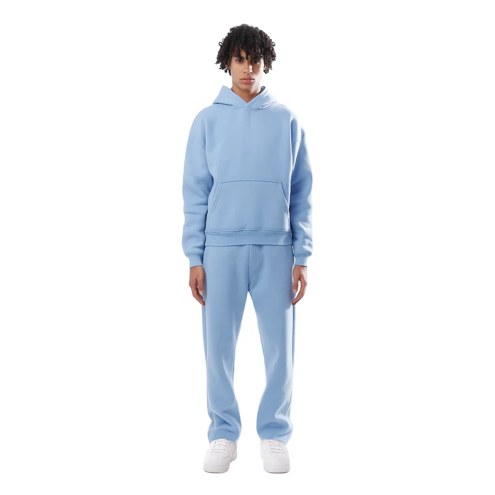 Women’s Oversized Knitted Hoodie with Trouser Set