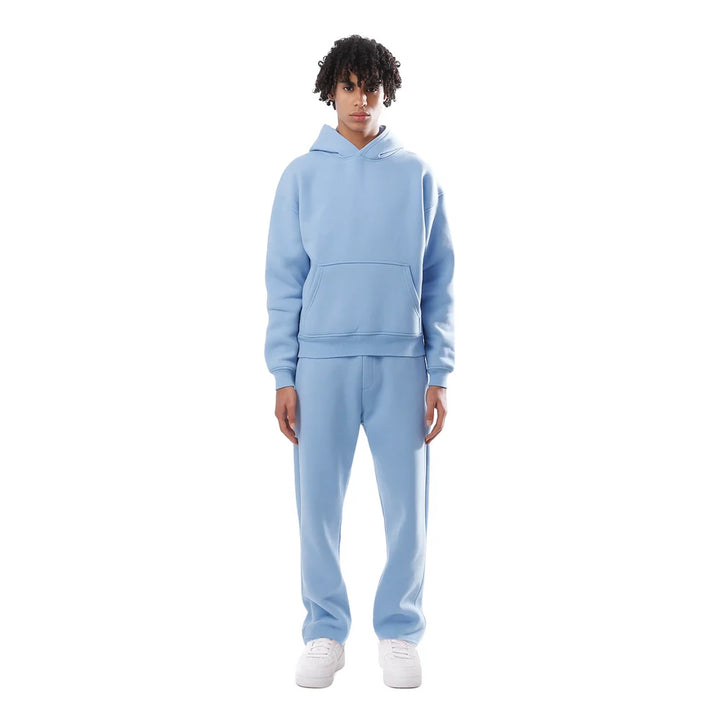 Women’s Oversized Knitted Hoodie with Trouser Set