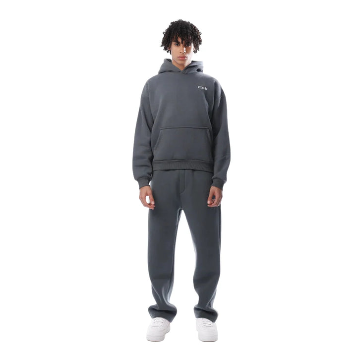 Women’s Oversized Knitted Hoodie with Trouser Set