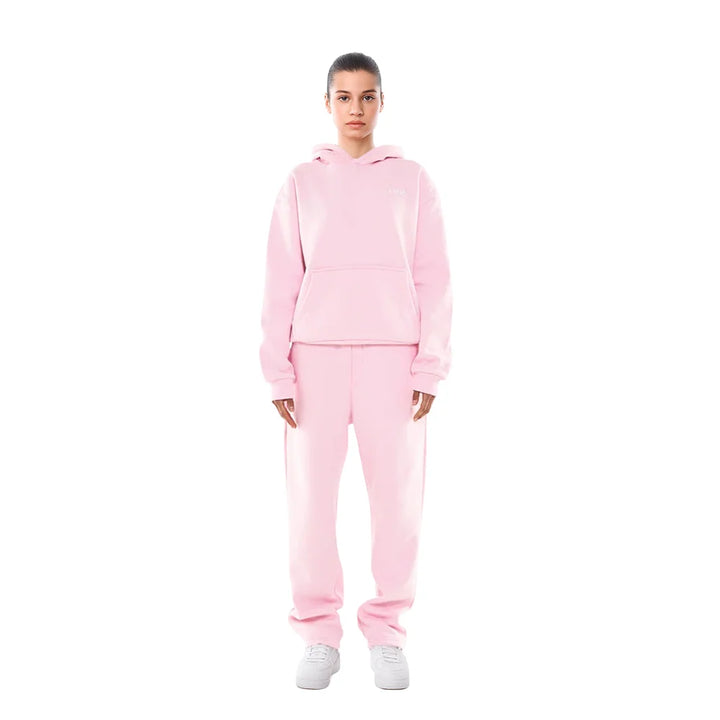 Women’s Oversized Knitted Hoodie with Trouser Set