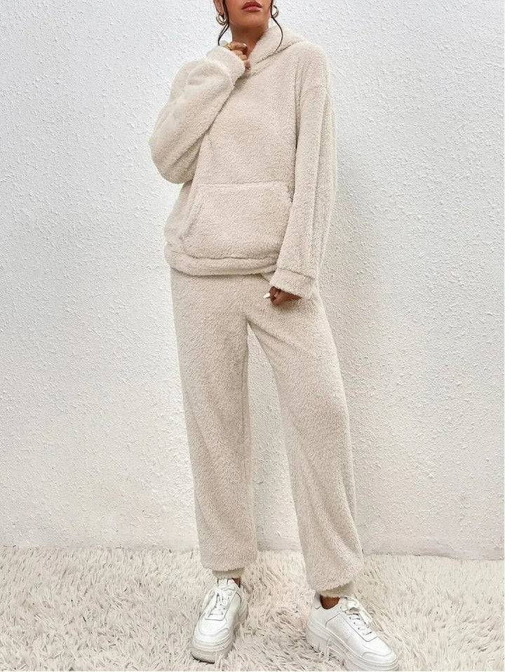 Women's Oversized Soft Touch Hoodie with Trousers Set