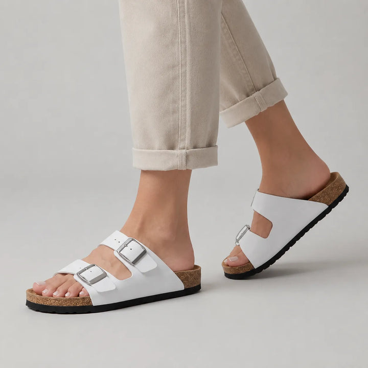 Women's Platform Sandals with Adjustable Strap