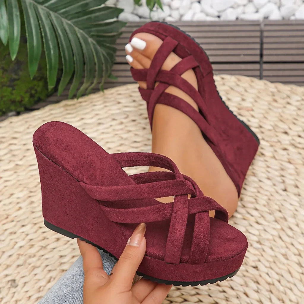 Women's Platform Sandals with Anti Slip