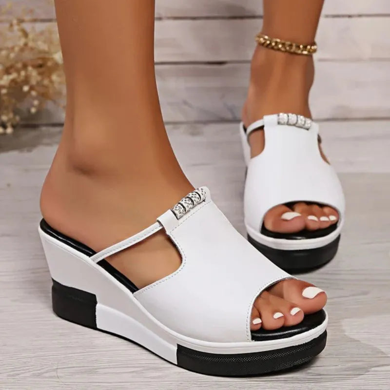 Women's Platform Soft Sandals with Arch Support